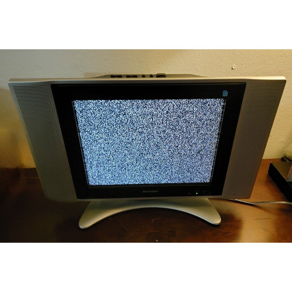 Sharp LC-13SH6U 13” LCD Flat TV GREAT PICTURE & SOUND No Remote Inputs Work